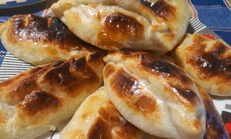 Empanadas de cebolla y queso