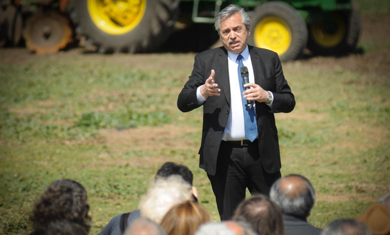 Alberto Fernández promete ponerse «al frente» de la lucha contra el hambre