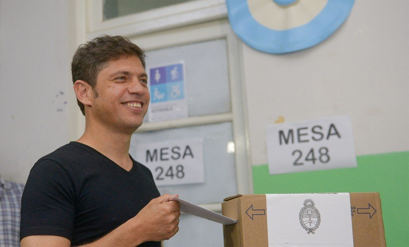 Votó Kicillof y pidió que el gobierno «cuide a la gente y su bolsillo» hasta el fin del mandato