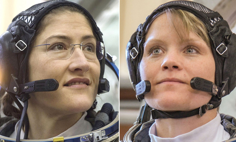 Dos astronautas protagonizarán la primera caminata espacial femenina