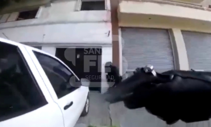 El video de la persecución cinematográfica que terminó dentro del Vilela