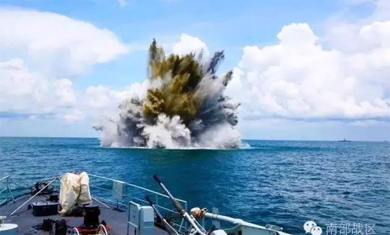 China plantará los mares con miles de minas económicas que la marina de EE.UU. no puede barrer
