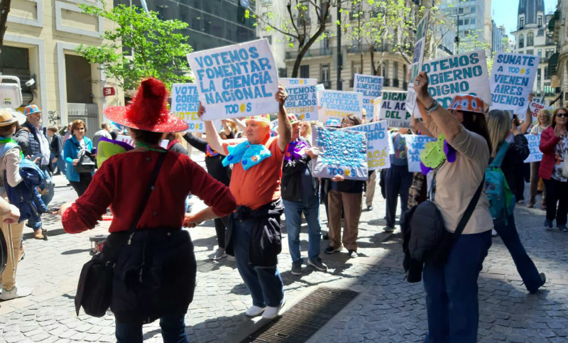 Jubilados llamaron a votar por el Frente de Todos en la Legislatura porteña