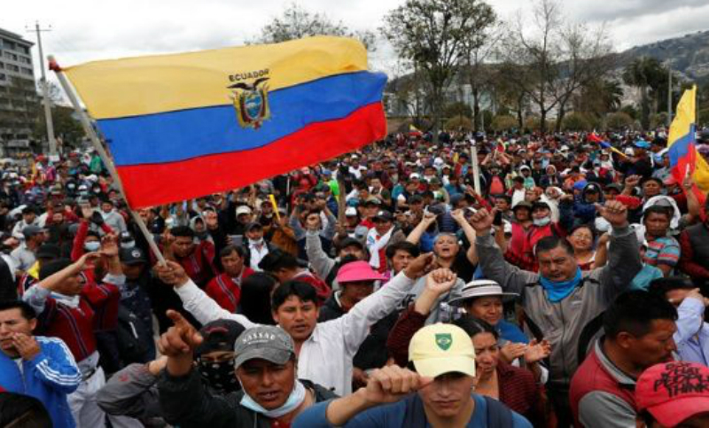 Acuerdo para derogar las medidas de ajuste y levantar las protestas en Ecuador