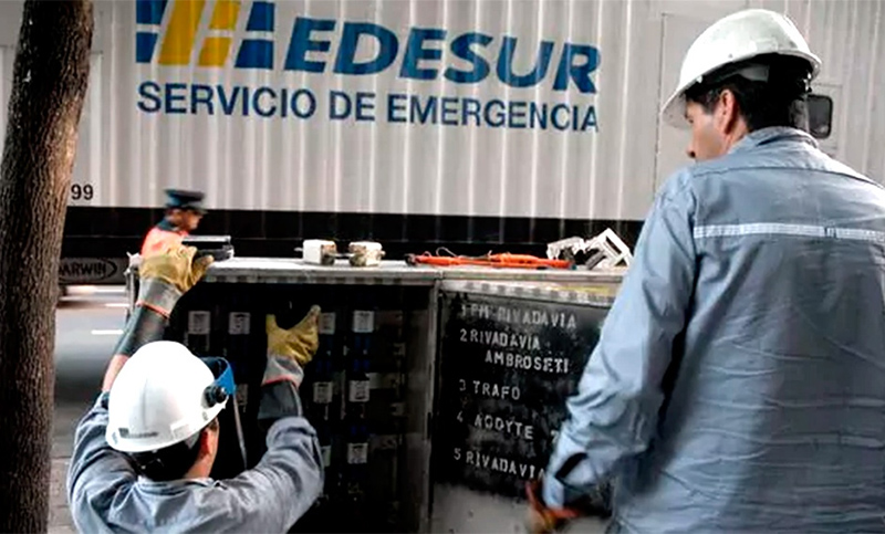 Economía real: la facturación de Edesur cayó un 7% en el año por el impacto de la crisis