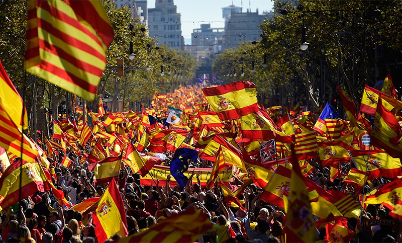 Tensión en España en la celebración del Día Nacional y ante el inminente fallo sobre Cataluña