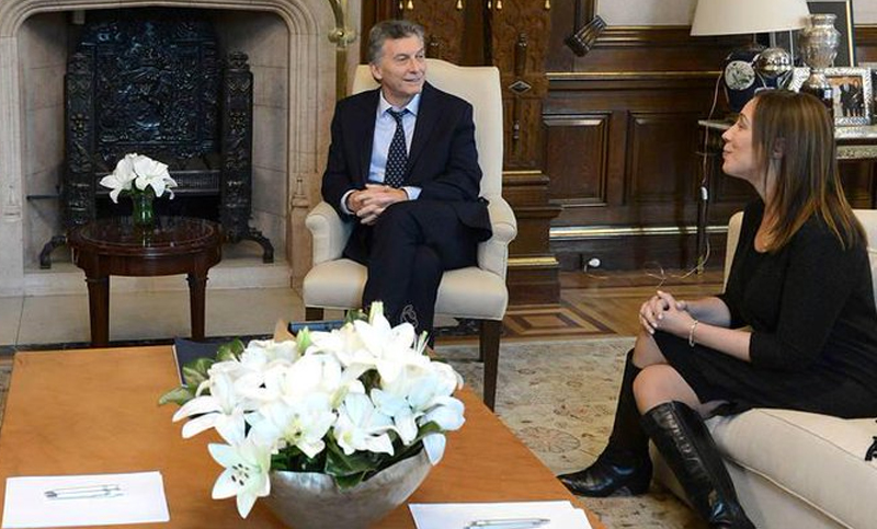 En medio de rumores de tensión, Macri y Vidal se reunieron en la Rosada para analizar transiciones