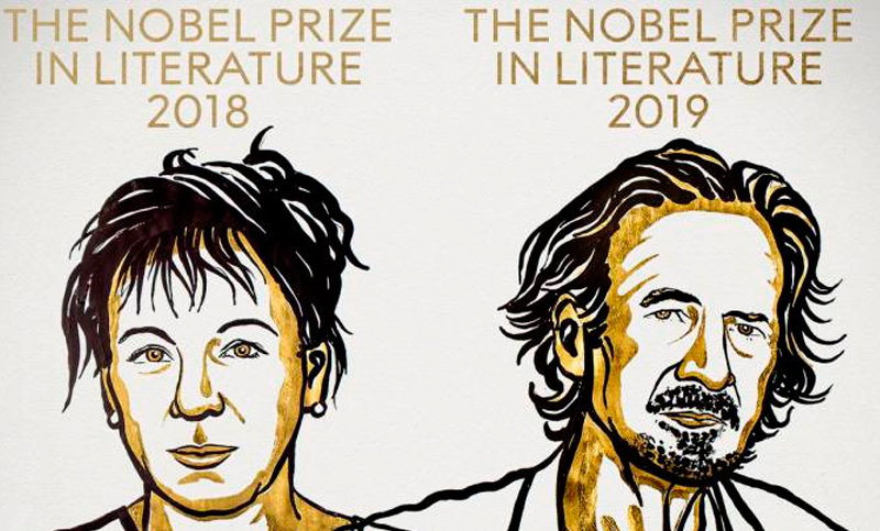 La polaca Tokarczuk y el austríaco Handke se alzaron con el Nobel de Literatura 2018 y 2019