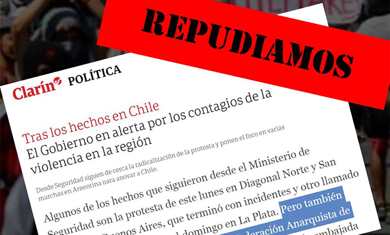 La Federación Anarquista de Rosario repudia un artículo del diario Clarín