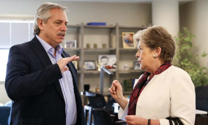 Alberto Fernández y la titular de la Cepal dialogaron sobre la pobreza