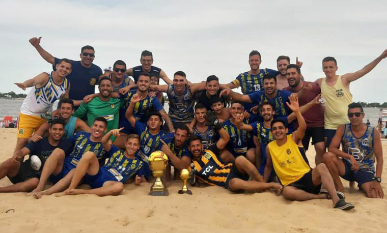Central se coronó campeón del fútbol playa de la Rosarina