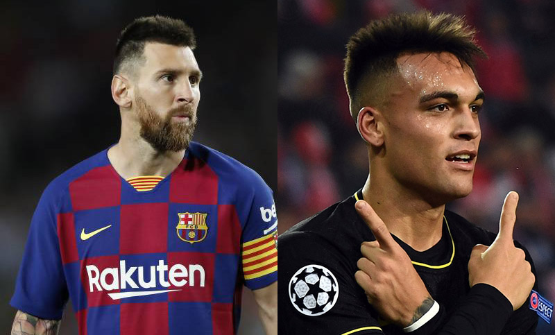 Lionel Messi y Lautaro Martínez, anotaron en la Champions