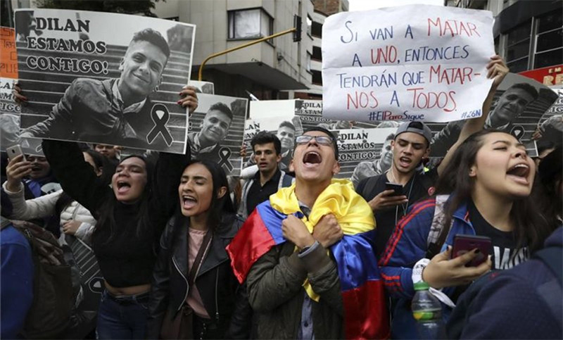 Nueva jornada de huelga general en Colombia