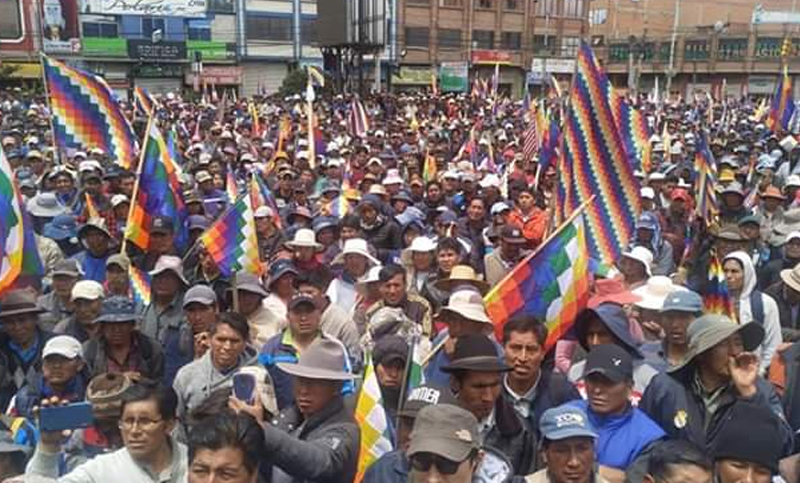 Manifestantes de El Alto denuncian que la policía no informa sobre detenidos