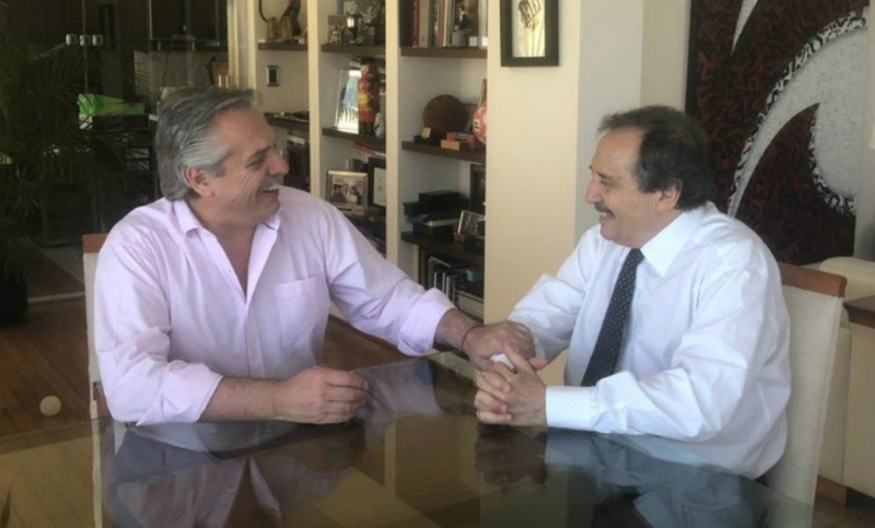 Fernández se reunió con Ricardo Alfonsín para hacer un “esfuerzo conjunto”