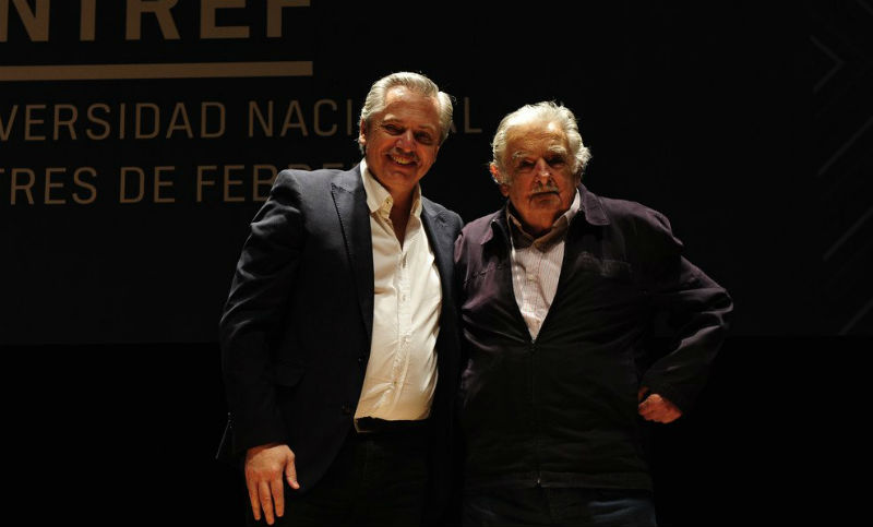 Intercambio de elogios entre Alberto Fernández y Mujica