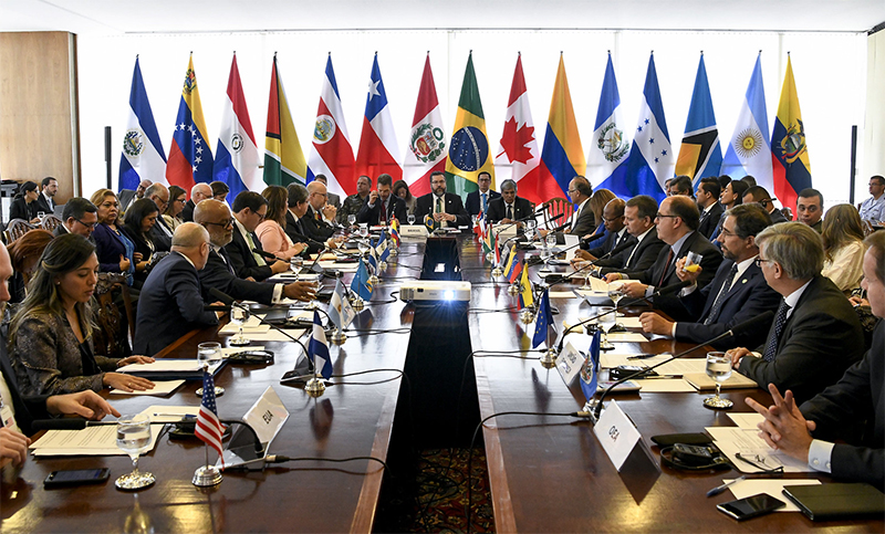 El Grupo de Lima se reunió en Brasilia e hizo un pedido a Cuba