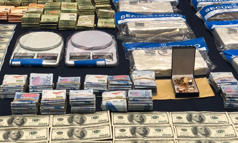 Desbarataron organización narco y secuestraron más de 15,5 kilos de cocaína de máxima pureza