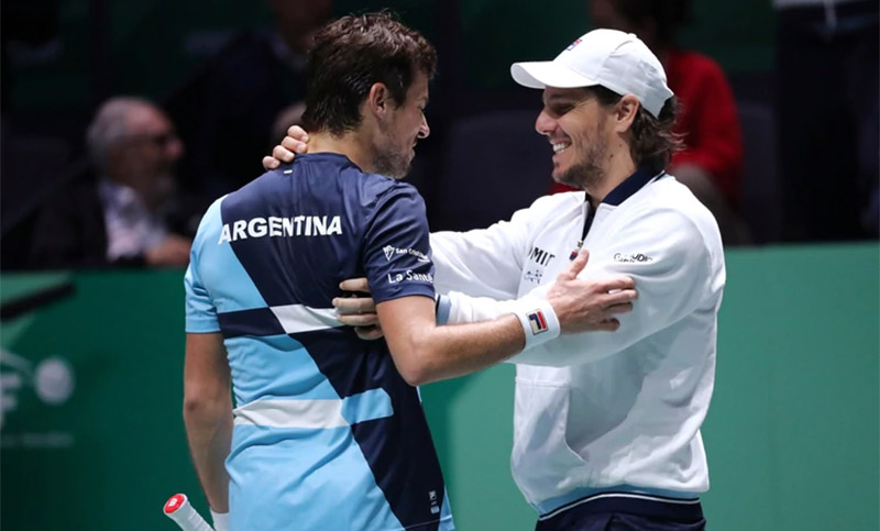 Con Pella, Argentina tomó ventaja sobre Chile en la Copa Davis