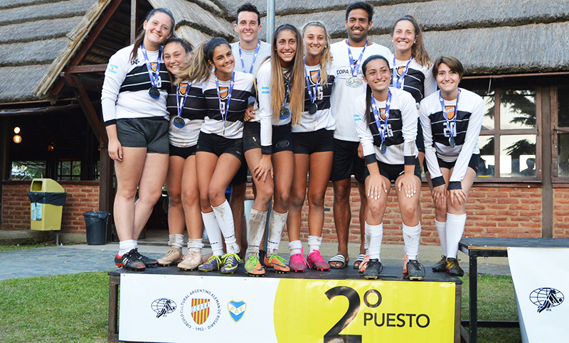 Las chicas del club Alemán se subieron al podio en el Sudamericano Sub 18