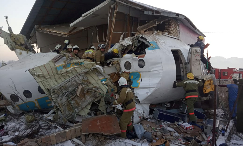 Doce muertos en un accidente aéreo ocurrido en Kazajistán