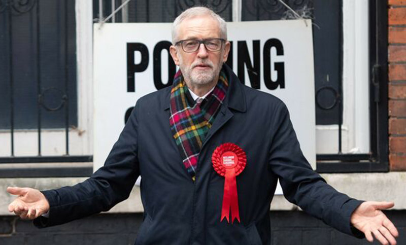 Corbyn asumió su «parte de responsabilidad» por la derrota del Laborismo en Reino Unido