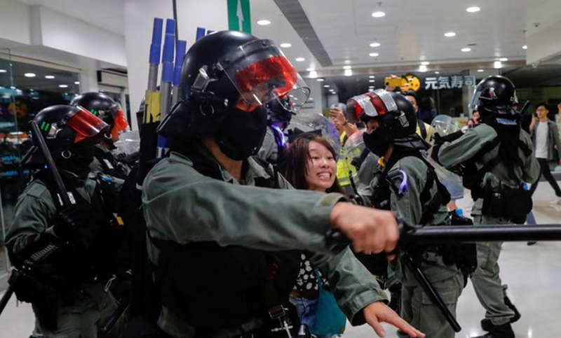 Los manifestantes en Hong Kong copan ahora los shoppings