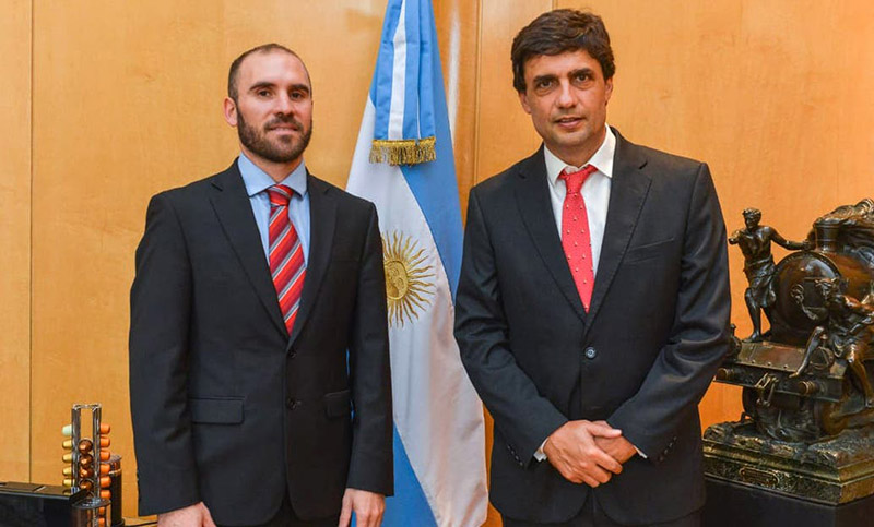 Guzmán y Lacunza se reunieron en el Palacio de Hacienda de cara al cambio de gobierno