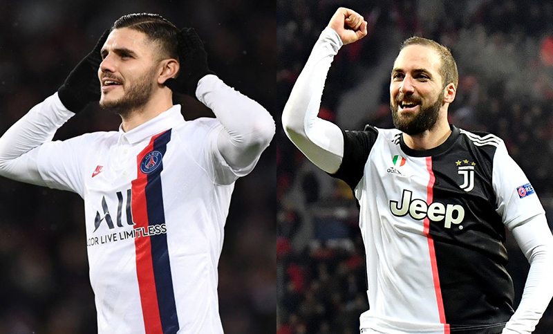 Goles argentinos en la jornada de la Champions League