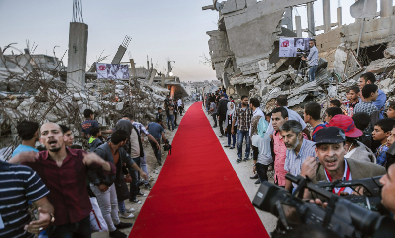 Un Festival de Derechos Humanos comenzó en Gaza, donde no existen salas de cine