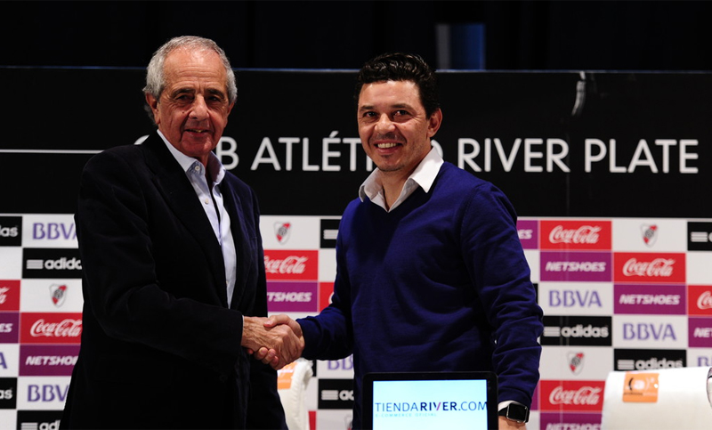 D’Onofrio confirmó que Gallardo estará «hasta 2021» en River