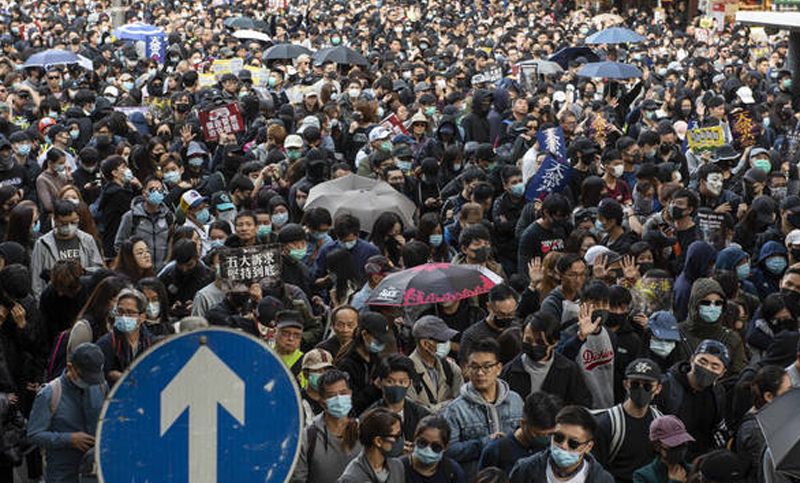 La tensión político social modifica una tradición de fin de año en Hong Kong