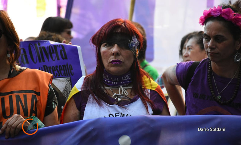 Convocante marcha en Rosario contra la violencia de género