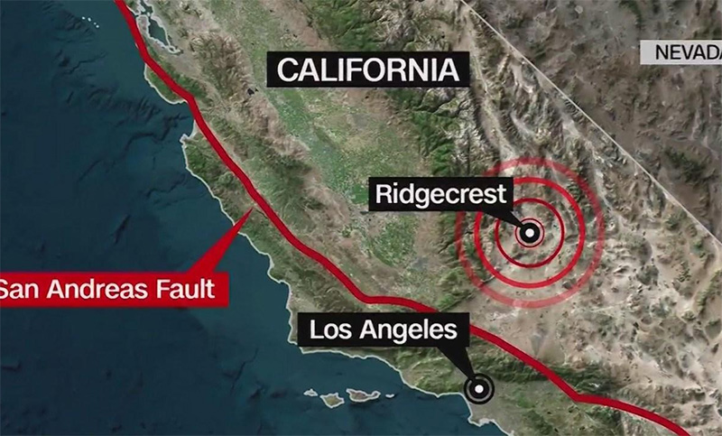Una serie de terremotos volvió a sacudir una base militar en California