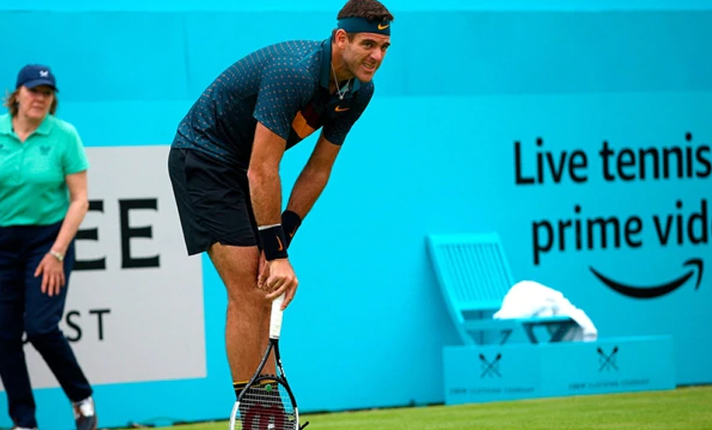 Del Potro será operado mañana en su rodilla derecha en Miami