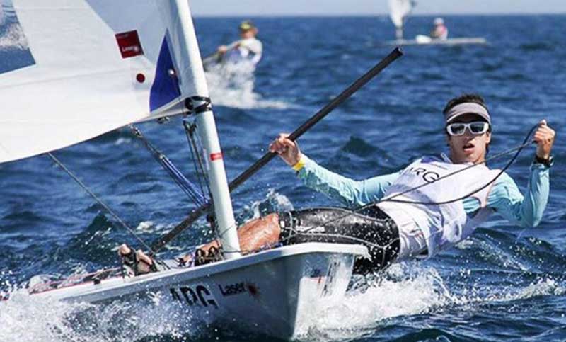 Guaragna Rigonat ganó la medalla de plata en el Mundial de vela