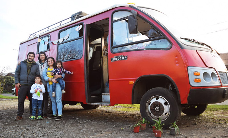 Desde Chile hasta Alaska: una familia emprendió un viaje de dos años y recorre el continente en una casa rodante 