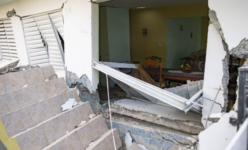 Se registró un sismo de 5,8 grados en el sur de Puerto Rico