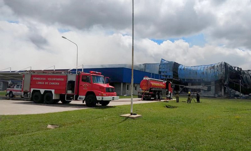 Un frigorífico de General Las Heras destruido tras un incendio