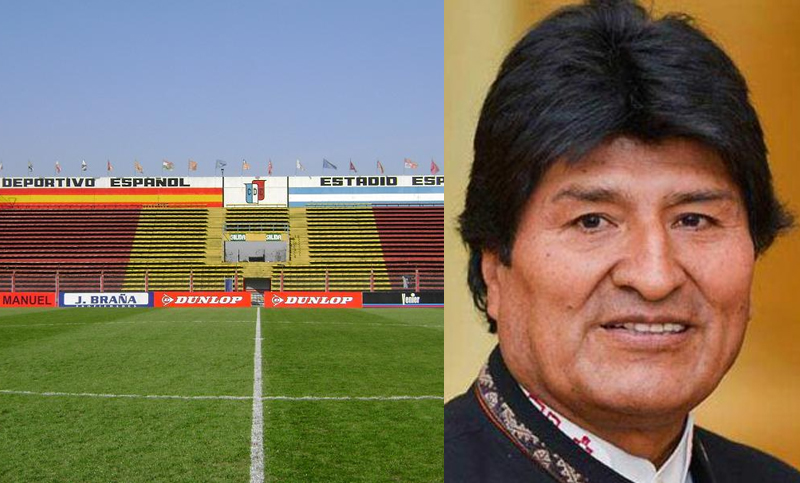 Evo Morales hará el primer acto electoral de su partido el 22 de enero en una cancha de fútbol