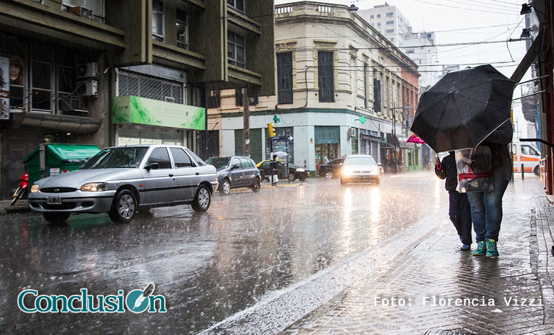 Lluvia y alerta por tormentas fuertes para centro y sur de Santa Fe