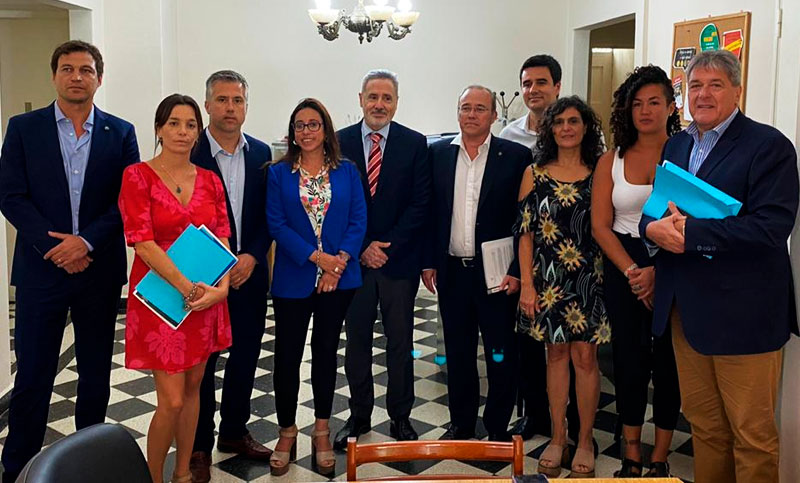 El ministro Saín se reunió con diputados y concejales del Justicialismo