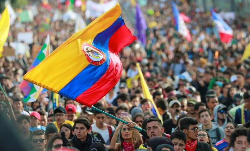 Colombia, «un suceso histórico empujado por el hartazgo”