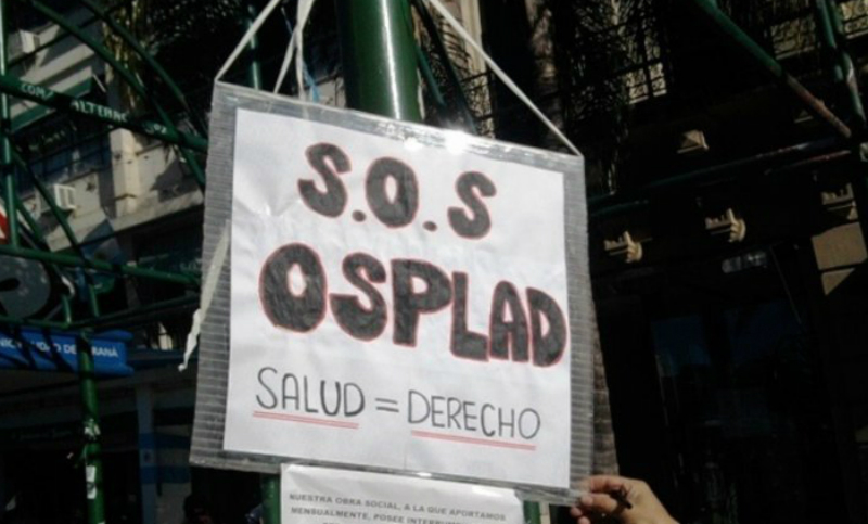 Personal de Osplad para 48 horas en reclamo del cobro de salarios adeudados