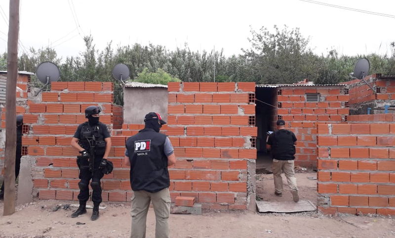 Nueve detenidos en diez allanamientos en Villa Gobernador Gálvez
