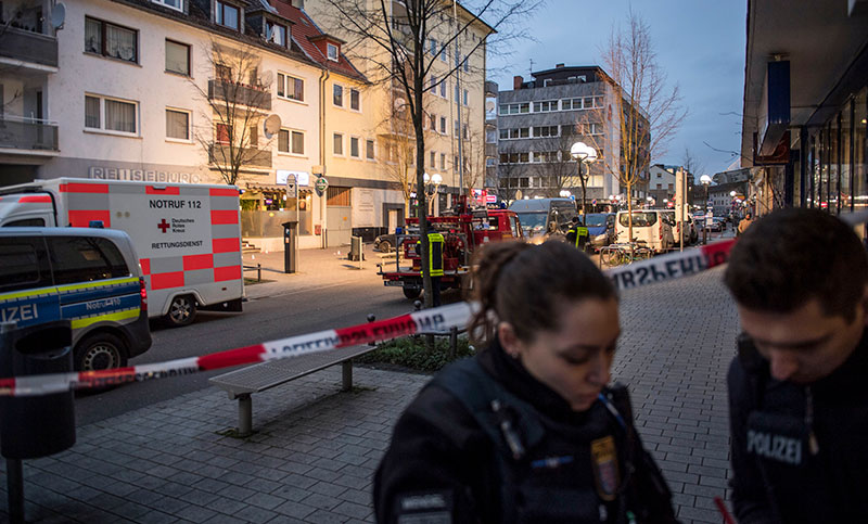 Ataque xenófobo de un ultraderechista deja once muertos y cuatro heridos en Alemania