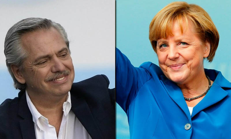 Alberto Fernández cenará con Merkel en el marco de su gira europea