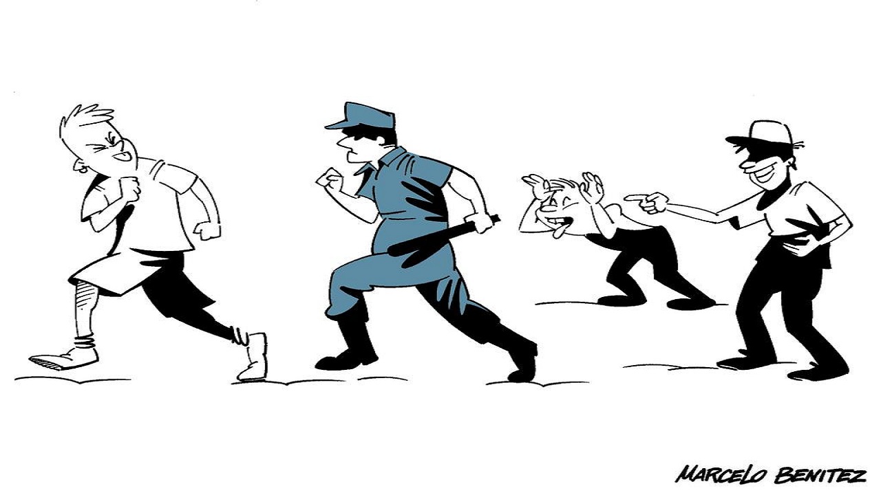 Pocos policías