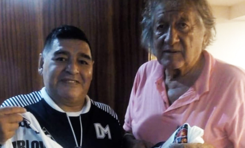 Maradona: «El Trinche fue mejor que yo»