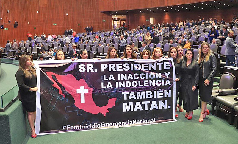 Elevan la pena máxima por el delito de feminicidio en México: de 45 a 65 años